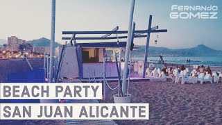 Teatre Playa  Beach Party  Playa de San Juan Alicante [upl. by Finella]