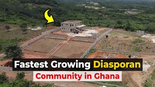 This Diasporan Community in Ghana is Developing Rapidly [upl. by Sliwa]