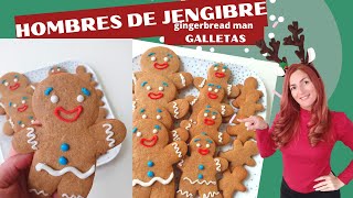 GALLETAS DE JENGIBRE NAVIDEÑAS [upl. by Einahc895]