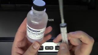 How to Clean a clogged Epson Printer Printhead [upl. by Rinum607]