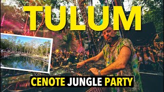 TULUM NIGHLIFE 🌴 MYSTIQUE JUNGLE PARTY IN A SECRET LOCATION Where [upl. by Nyla876]