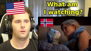 American Reacts to Hilarious Norwegian Commercials  3 [upl. by Ynttirb]