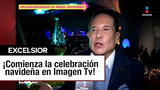 ¡Así fue el encendido del árbol y el inicio de la celebración navideña en Imagen Televisión [upl. by Halfon]