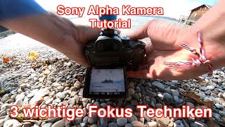 3 wichtige Fokustechniken an Sony Alpha Kameras [upl. by Doughty]