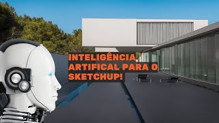 Render com inteligência Artificial dentro do Sketchup [upl. by Nirrol]