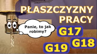 Płaszczyzny pracy G17 G18 G19 Frezarka tokarka obróbka ubytkowa skrawanie CNC [upl. by Bigner]