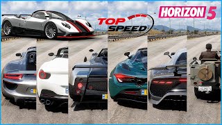 Top 6 Fastest Convertible Cars in Forza Horizon 5 [upl. by Kloman]