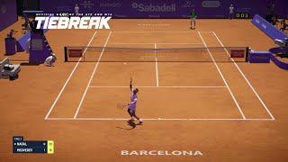 TIEBREAK  Rafael Nadal Vs Daniil Medvedev I Barcelona Open PS5 [upl. by Ahsiekahs879]