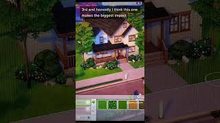 three tips for better looking exteriors in the Sims 4  windows landscaping and stairs [upl. by Shurlocke]