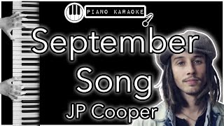 JP Cooper  September Song Lyric Video [upl. by Silenay]