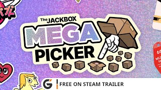 The Jackbox Megapicker  Free on Steam trailer [upl. by Okiron]