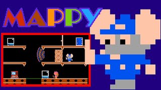 Mappy FC · Famicom video game port  57round session 🎮 [upl. by Mariette]