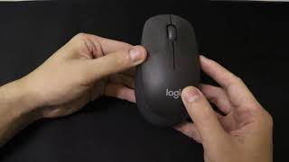 Logitech Wireless Mouse M190 Full Size Ambidextrous Curve Design Review Great mouse if you simply [upl. by Ahsenet]