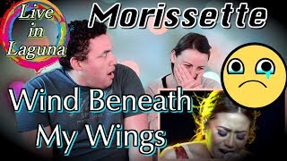 Morissette live at Laguna  WIND BENEATH MY WINGSquot  Couples Reaction [upl. by Yreme]