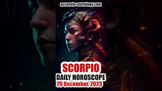 SCORPIO DAILY HOROSCOPE December 29 2023 [upl. by Arrimat491]