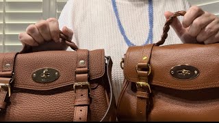 Authentic Mulberry Alexa mini bag vs DHGate Fake [upl. by Gitlow]