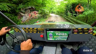 Jurassic ParkLike Jeep Ride w NO Track Drive Yourself Attraction  PANGEA at Movieland [upl. by Montano99]