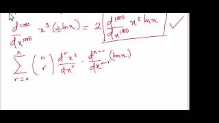 Application of Leibnitz theorem Example 1 x3lnx2 [upl. by Christopher]