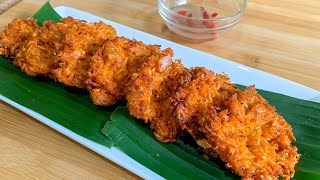 PAPAYA UKOY  CRISPY OKOY RECIPE [upl. by Akerahs]