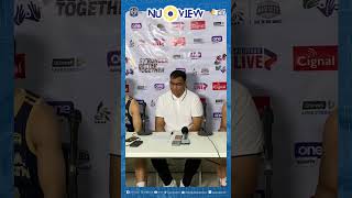 NU VIEW UAAP Season 87 Men’s Basketball  NU VS UP PostGame Press Conference Coach Jeff Napa Cut [upl. by Akimit]