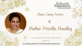 The Home Going Service of Mother Priscilla Moodley [upl. by Kattie]