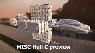 Star Citizen MISC Hull C preview [upl. by Hatti]