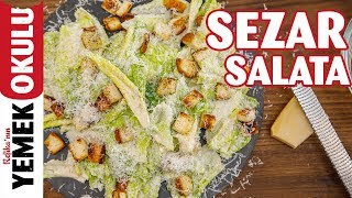 Sezar Salata Tarifi  Sezarın Hakkını Sezara Vermeye Geldik 😜 🥗 [upl. by Tullusus471]