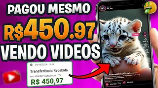 APP para GANHAR DINHEIRO no PIX ASSISTINDO VIDEOS do YOUTUBE🤑 Ganhei R450 Rápido✅ Pagando na Hora [upl. by Eimme]