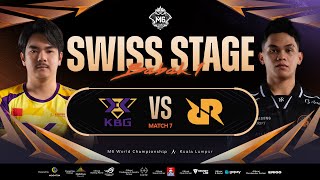 ID M6 Swiss Stage Hari 1  Babak 1  KEEP BEST GAMING VS RRQ HOSHI [upl. by Aleet]