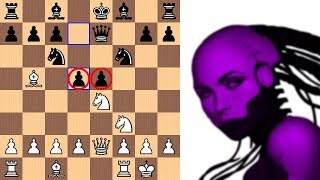 Deep Sacrifice in the Schliemann  Leela Chess Zero ID 467 vs Stockfish 6 [upl. by Fritz]