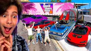 COLECIONANDO CARROS DO GTA 6 Todos do trailer [upl. by Constant]