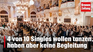 4 von 10 Singles wollen tanzen haben aber keine Begleitung  kronetv NEWS [upl. by Nedda]