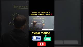 CONVERSION BENZENE TO METHYLBENZENE CLASS 12TH BOARD EXAM 12TH [upl. by Nosloc]