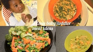 3 EASY food recipes for babiestoddlers [upl. by Maretz430]