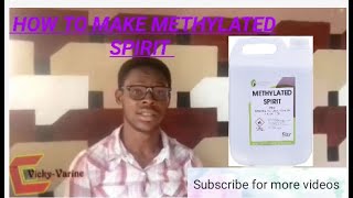 HOW TO MAKE METHYLATED SPIRIT [upl. by Aihceyt]