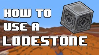 What is a LODESTONE in Minecraft amp How to use it  Minecraft Lodestone Compass [upl. by Lenna]