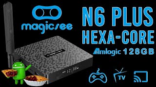 Awesome Magicsee N6 Plus Amlogic S922X Hexa Core Android 9 TV Box Review [upl. by Amiel]