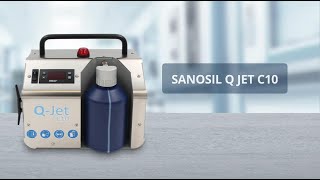 Sanosil QJet C10  aHP automated room disinfection device  EN [upl. by Tillio711]