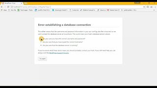 SOLVED Error Establishing Database connection [upl. by Asaph515]