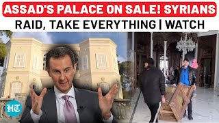 Syrians Clean Out Assad’s Palace  A GoingOutOfBusiness Sale As Syrian President Disappears [upl. by Nadab12]