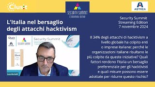 LItalia nel mirino dellhacktivism cause e soluzioni [upl. by Walke725]