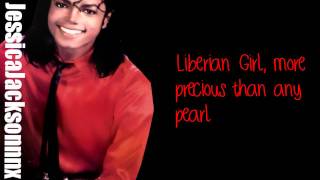 Michael JacksonLiberian Girl Lyrics [upl. by Broadbent]