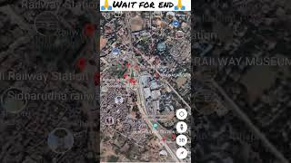 Hubli Railway station quotWorlds longest platformquot zoom in maping video like trending railway [upl. by Ilahsiav]