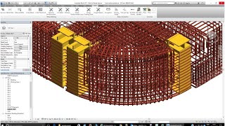 Cads RC3D  3d rebar detailing demo video reinforcement details in revit with cads rc3d [upl. by Borer762]