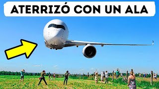 Un avión que aterrizó con una sola ala [upl. by Solotsopa127]