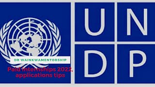 How to apply for paid internships at UNDP2022application tips internships undp [upl. by Assirrem353]