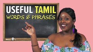 Basic Tamil Words amp Phrases You Should Know By Now  NANDINI SAYS [upl. by Danice]