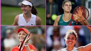 Jasmine Paolini vs Emma Navarro Lulu Sun vs Donna Vekic Wimbledon quarterfinal predictions [upl. by Herson]