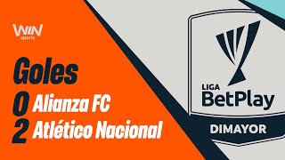 Alianza FC vs Nacional goles  Liga BetPlay Dimayor 2024 2  Fecha 1 [upl. by Neret]