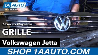 How to Replace Front Grille 1118 Volkswagen Jetta [upl. by Gisele]